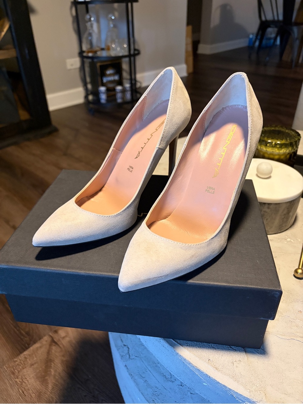 Neutral Pointed-Toe High Heels - Women's Elegant Pumps